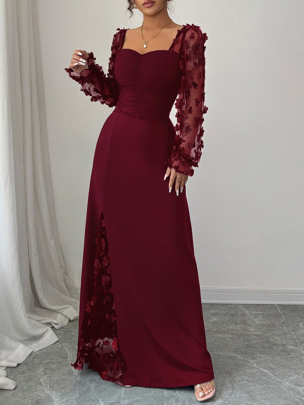 Women's Elegant Graceful High Sense Long Sleeve Dress