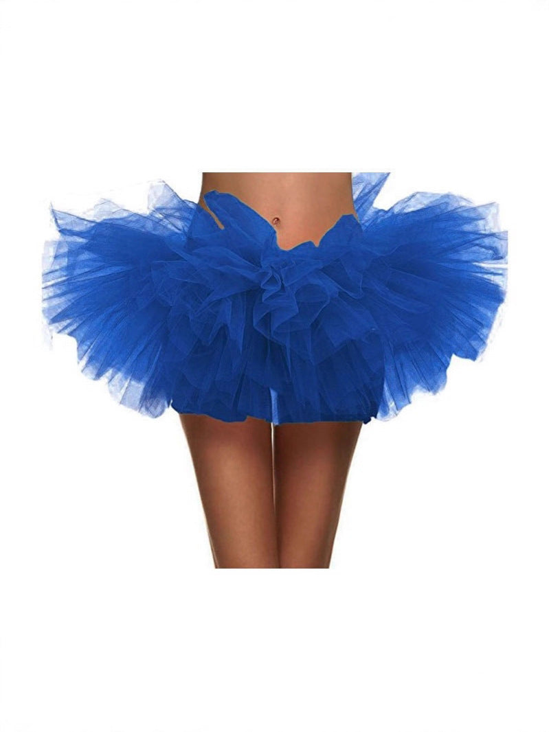 Tulle Pettiskirt Half-length Large Rainbow Color Shorts
