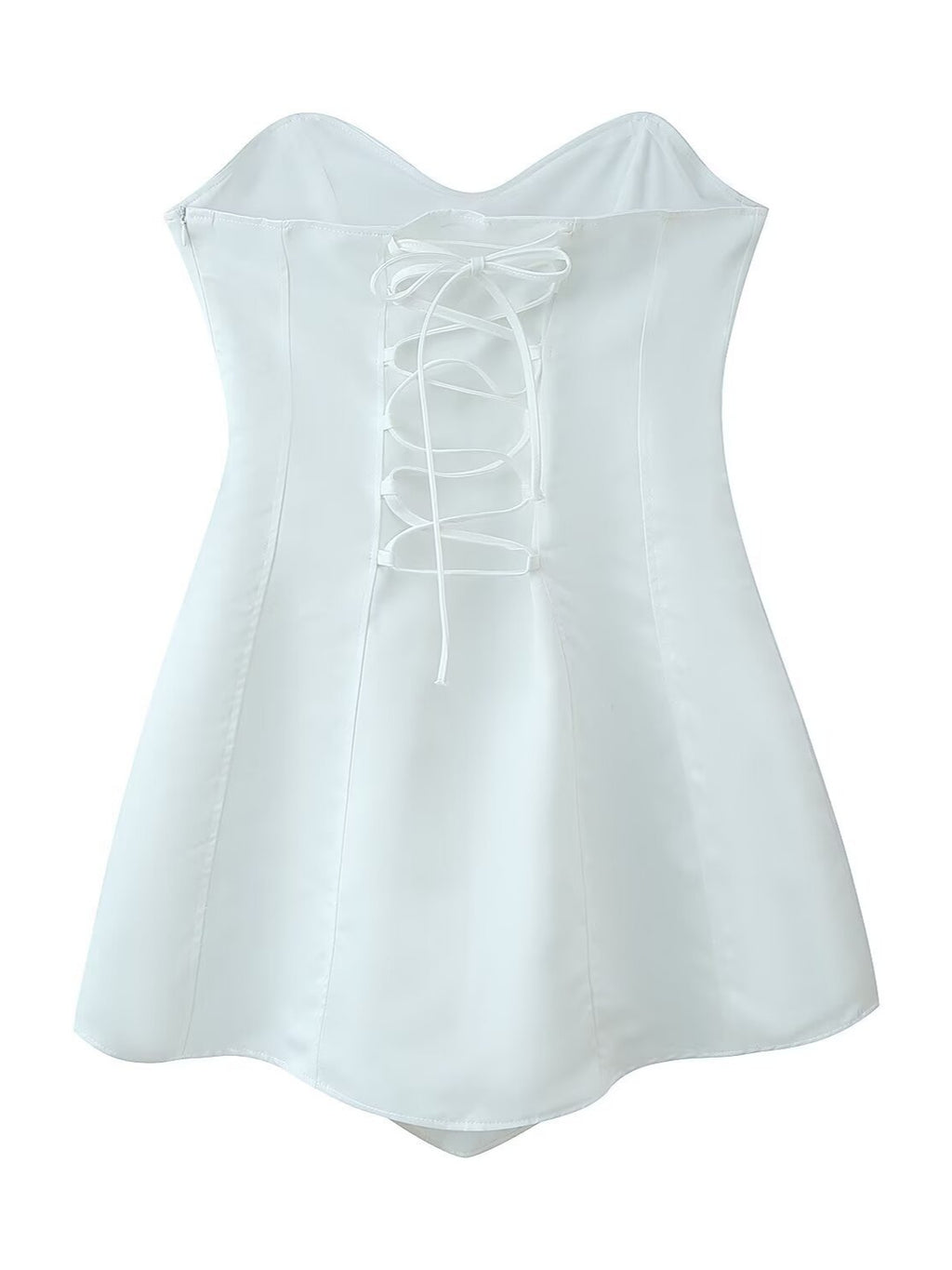 Women's Fashion Elegant Tube Corset Back Dress