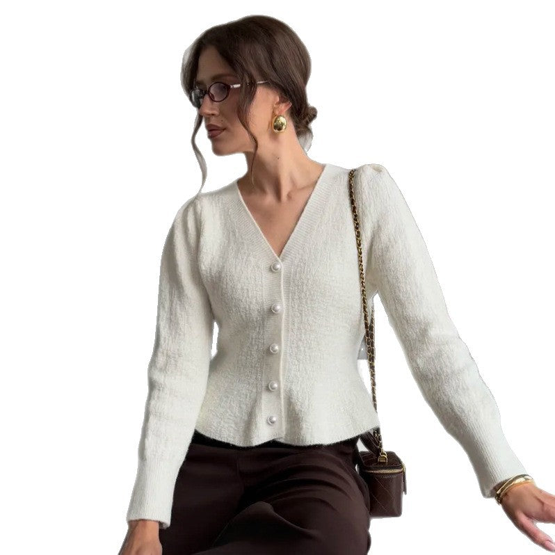 Women's Classic Style Knitted Elegant Fishtail Slim Slimming Soft Women's Sweater