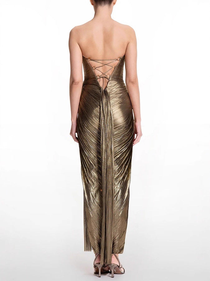 Durable New Women's Sleeveless Sexy Backless Dress