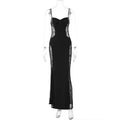 Women's French Lace Cinched Slim Sexy Hip Dress