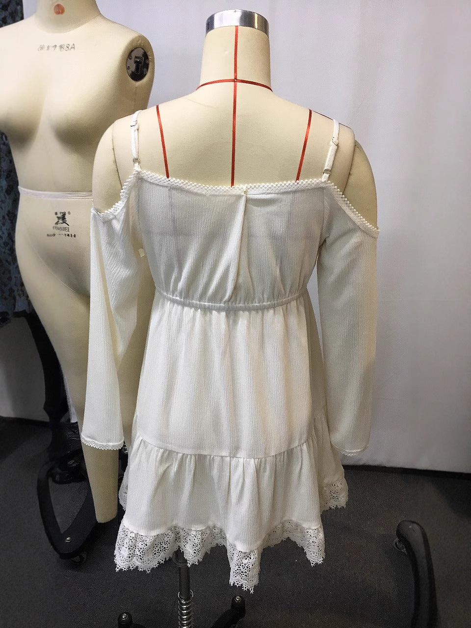 Women's Retro Western Denim Casual Long-sleeved Dress