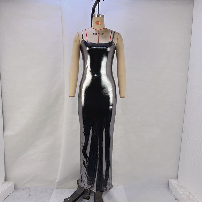 Women's Winter Fashion Sexy Slim Strap Dress