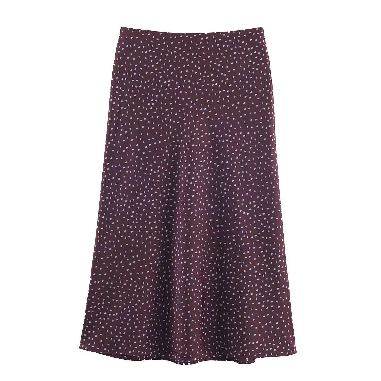 Durable Women's Fashion Simple Multicolor Satin Skirts
