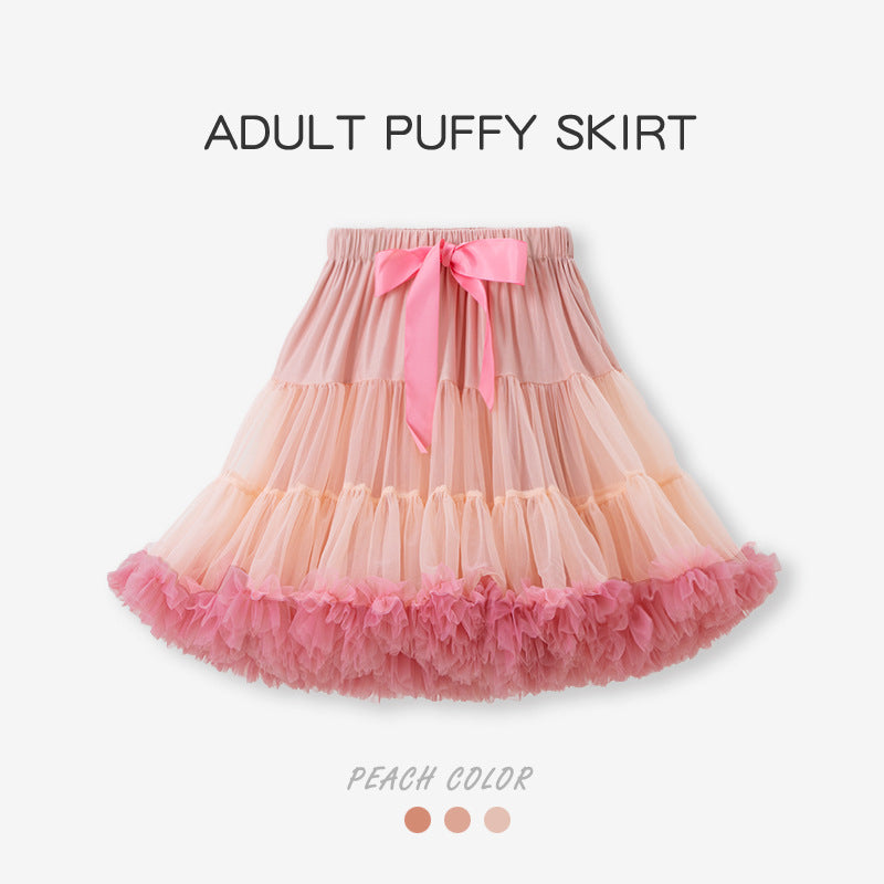 Mesh Adult Tulle Pettiskirt Spring Fashion Skirt