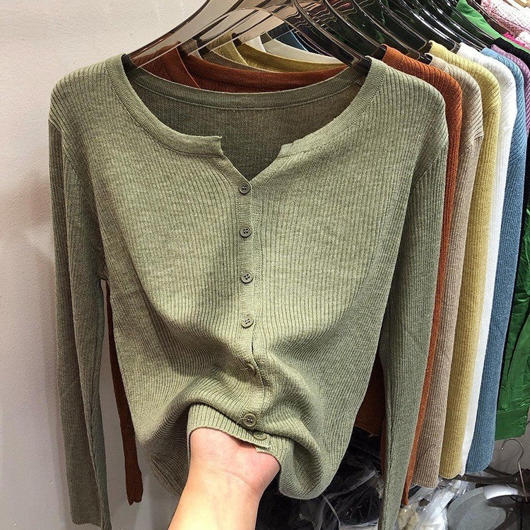 Women's Outer Wear Spring Long Sleeve Inner Women's Sweater