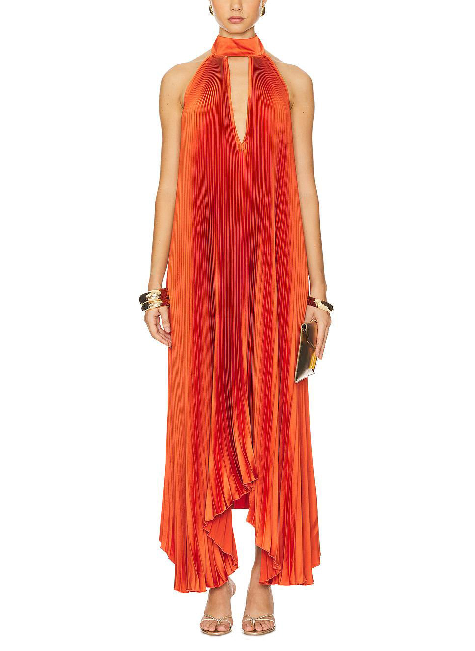 Summer Fashion Sexy Loose Casual Pleated Backless Lace Dress
