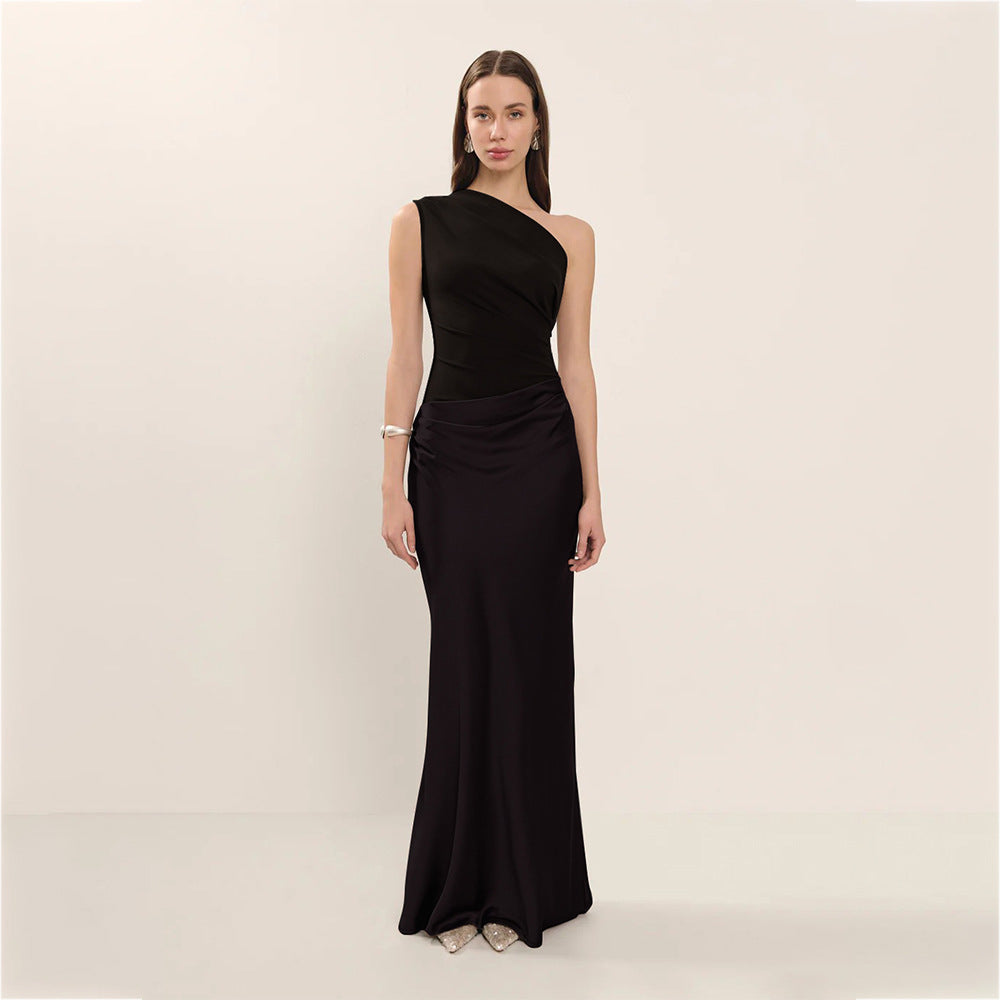 Women's Summer Satin Elegant Sexy Sheath Dress
