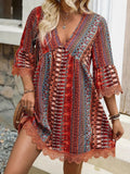 Creative Elegant Classy Summer Printed Casual Dress
