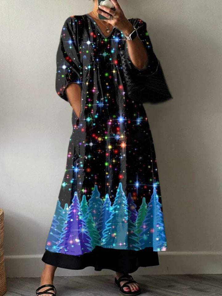 Comfortable Women's Casual Fashion Printed Mid-length Jumpsuits