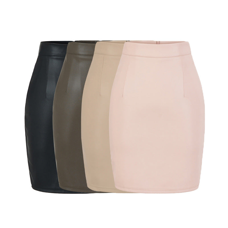Autumn Hot Pure Desire Sexy Beauty Slit Skirts