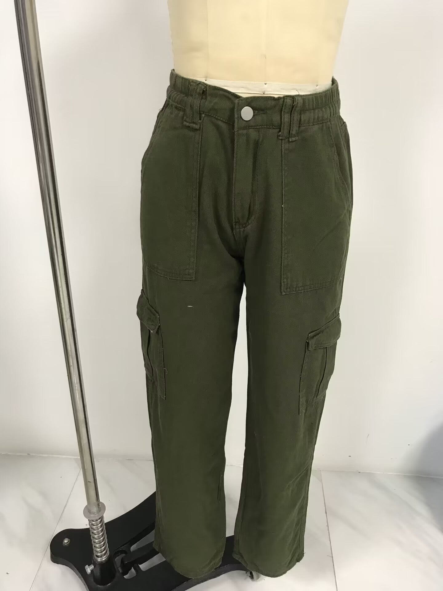 Glamorous Women's Slim High Waist Cargo Women's Jeans