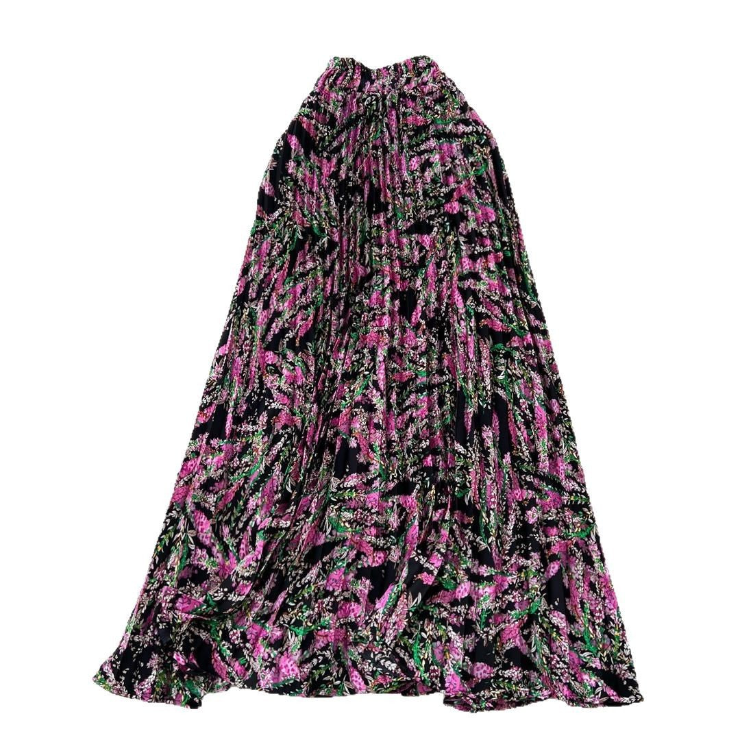 Chiffon Covering Ethereal Swing Umbrella Fold Floral Skirts