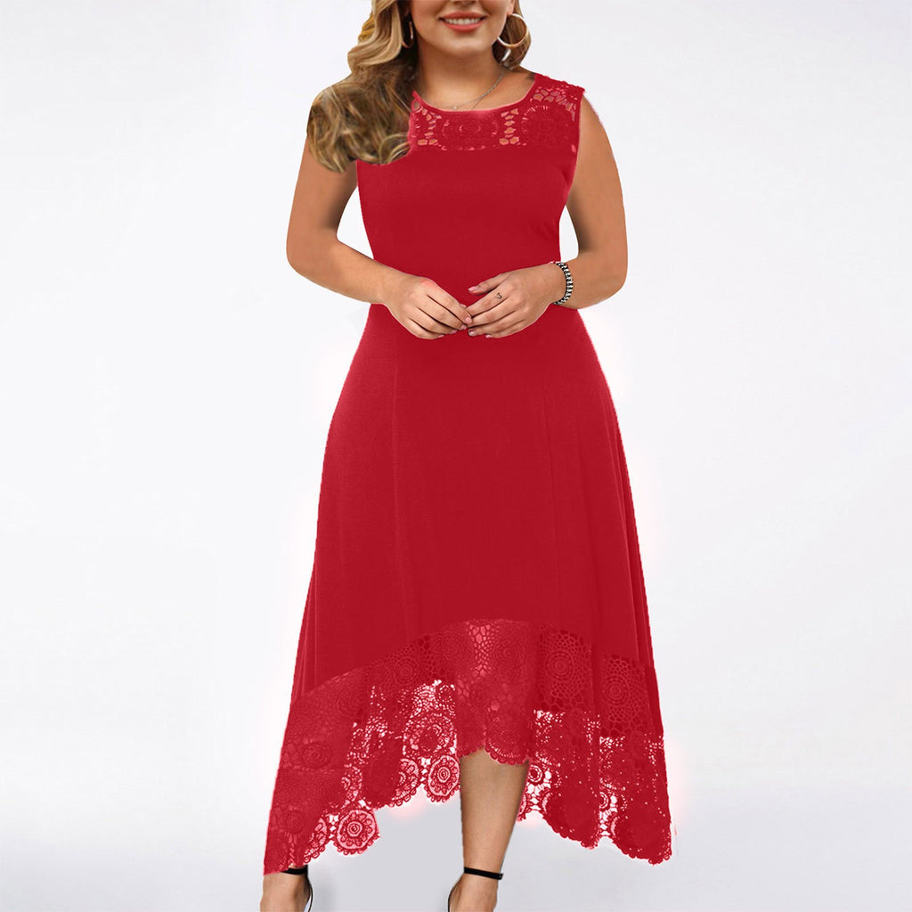 Pretty Attractive Women's Round Neck Printed Plus Size