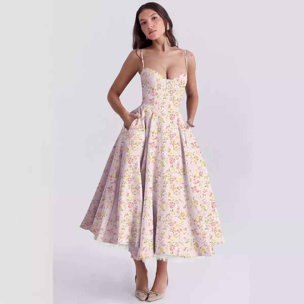Super Nice Princess French Mesh Large Dress