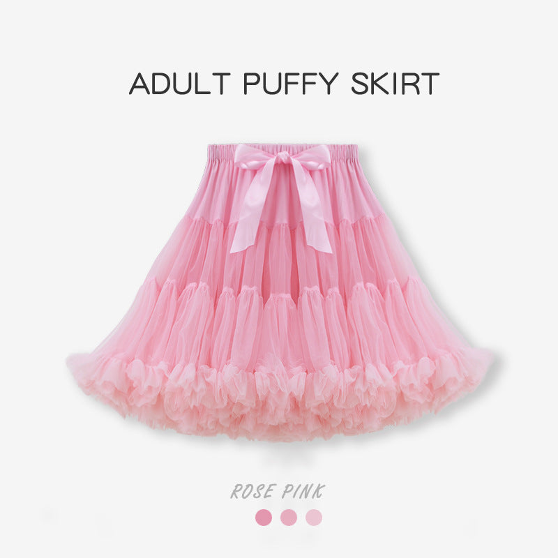 Mesh Adult Tulle Pettiskirt Spring Fashion Skirt