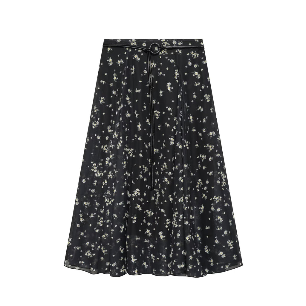 Winter Fashion Slim Fit Slimming Floral Skirt