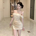 Casual Women's Sexy Tube Lace Stitching Tops