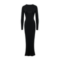 Comfortable Pretty Long-sleeved Backless Sexy Sheath Dress