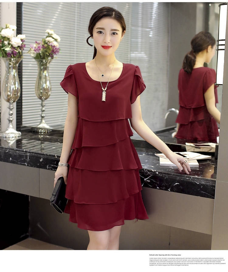 Women's Summer Sleeve Fashion Style Midi Skirts
