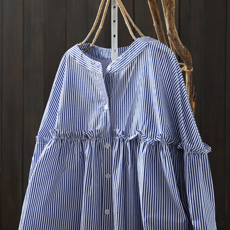 Women's Good Quality Shirt For Summer Pure Cotton Half Blouse
