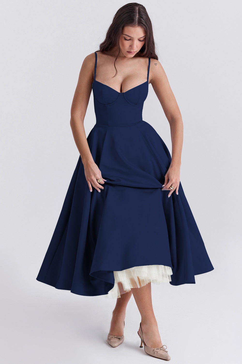 Super Nice Princess French Mesh Large Dress