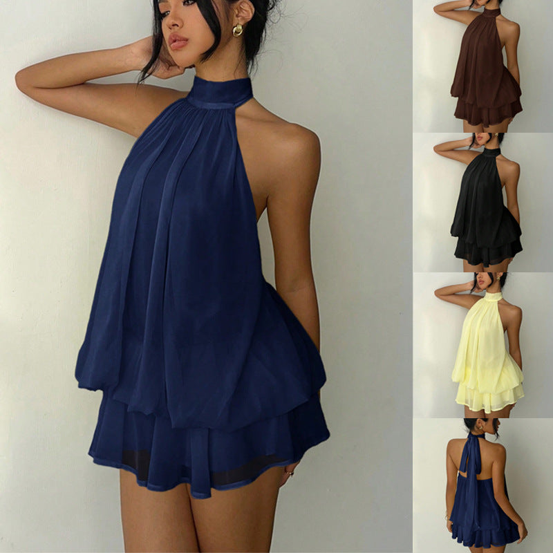 Women's Fashionable Elegant Style Slim Fit Hot Backless Dress