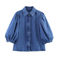 Women's Fashion Retro Casual Simple Design Tops