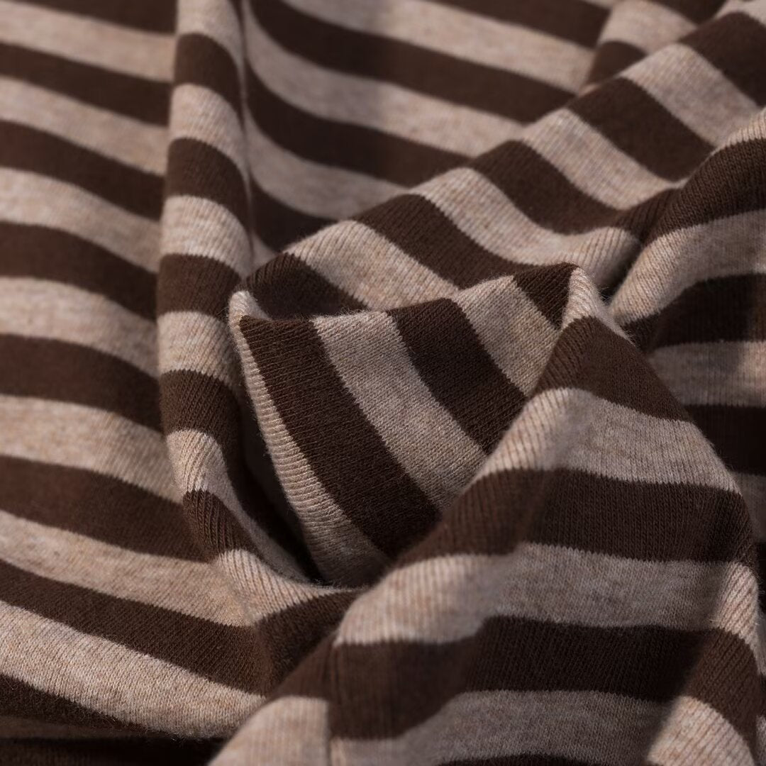 Women's Spring Striped Loose Slimming T-shirt Dress