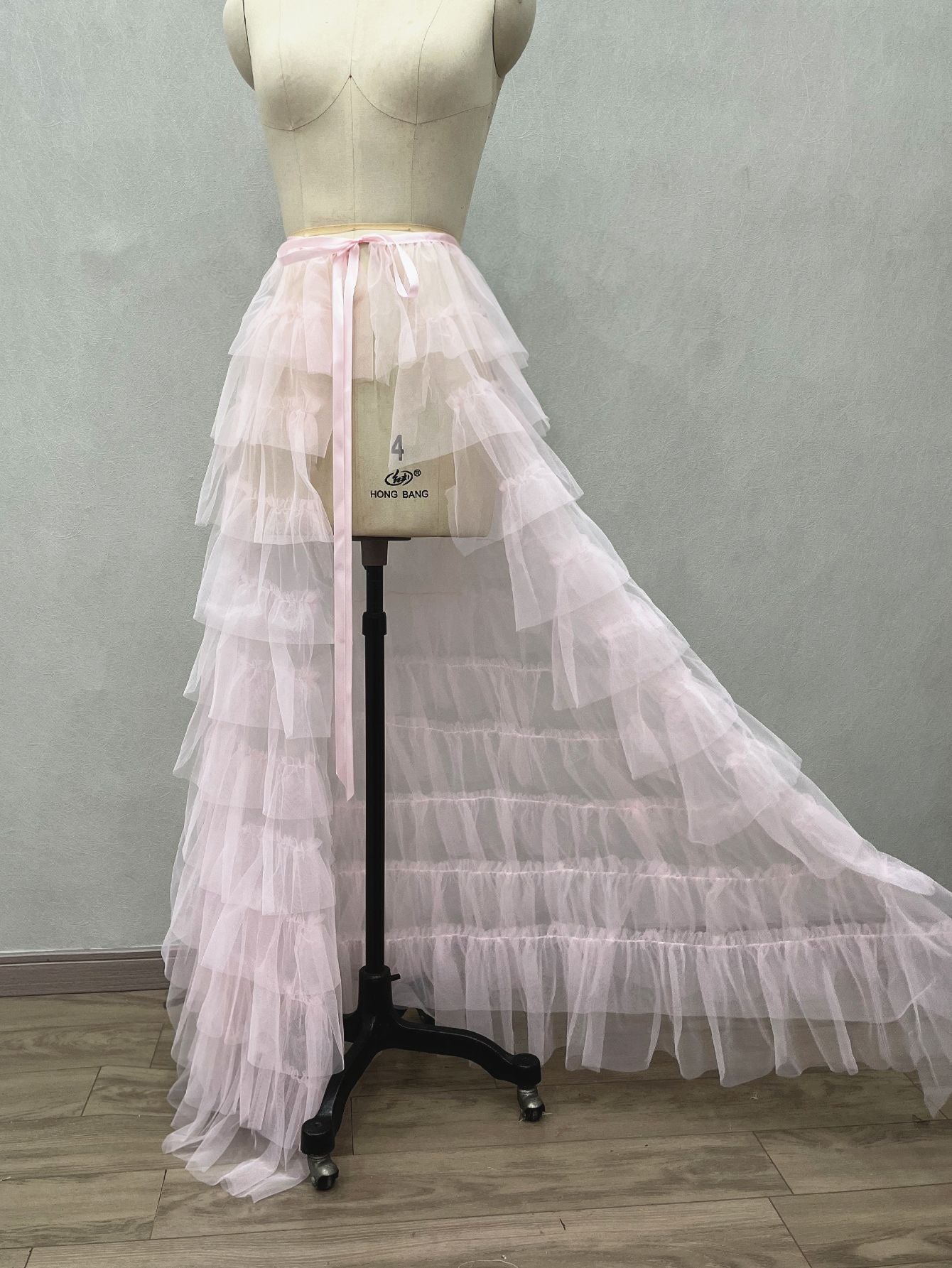 Pettiskirt Gauze Bridesmaid Dress Light Large Swing Mop Skirt