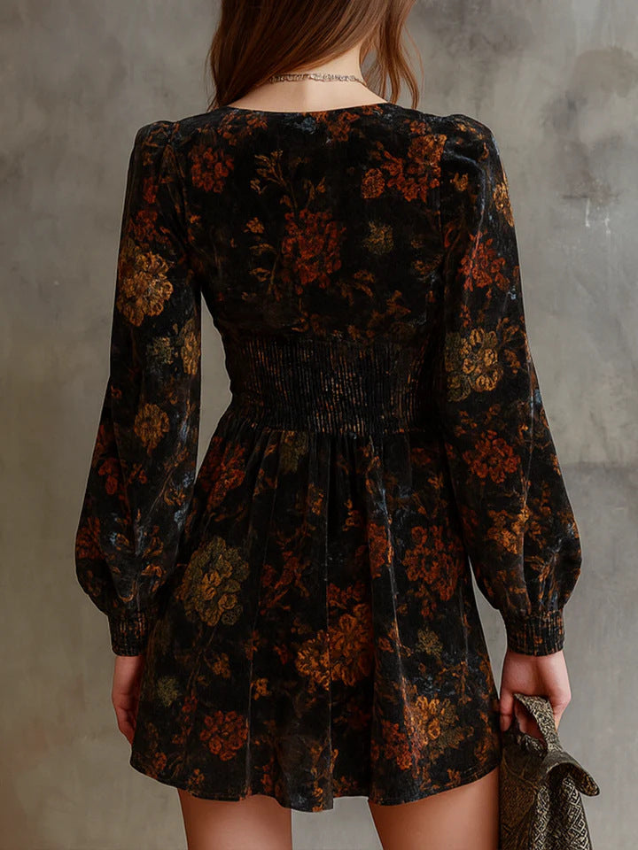 Collar Veet Sexy Waist Trimming Long Dress