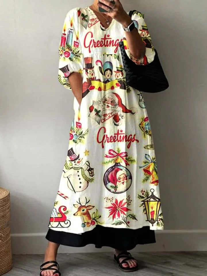 Comfortable Women's Casual Fashion Printed Mid-length Jumpsuits