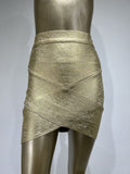 Women's Bronzing Bandage Fashionable Elegant Sheath Skirts