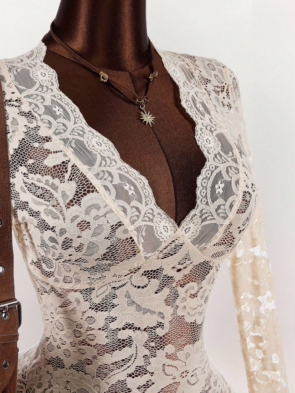 Women's Retro Hot Lace Waist Slimming Vacation Dress