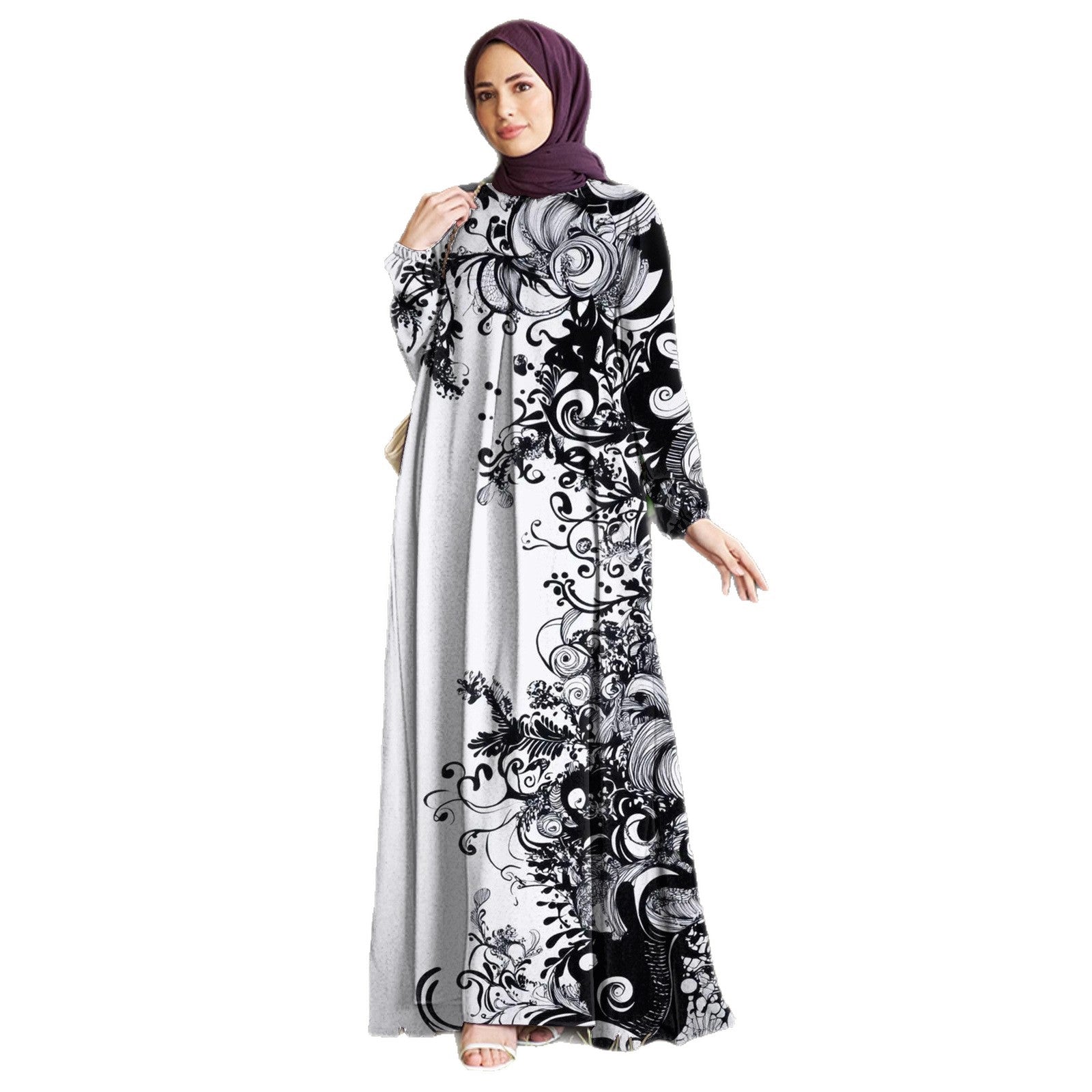 Unique Graceful Charming Autumn Fashion Printed Dress