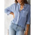 Women's Loose Casual Long Sleeves Shirt Tops