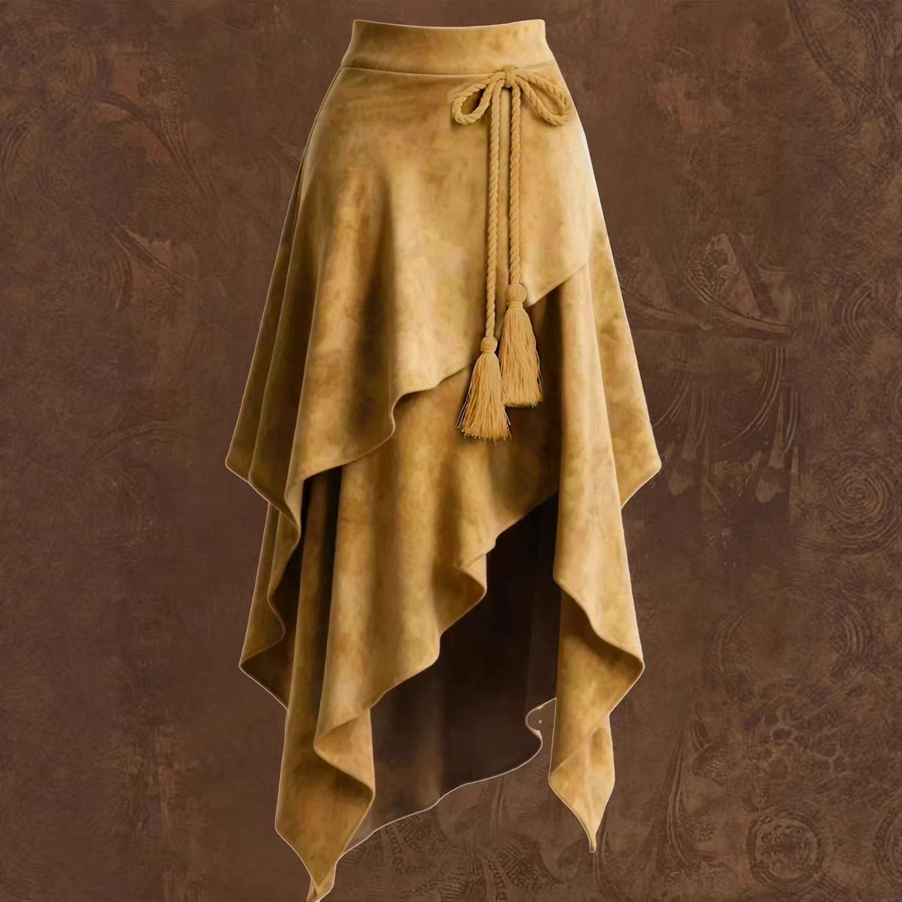 European Retro Western Style Irregular Design Skirts