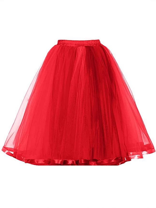 Halloween Rainbow Tulle Tutu Carnival Performance Skirt