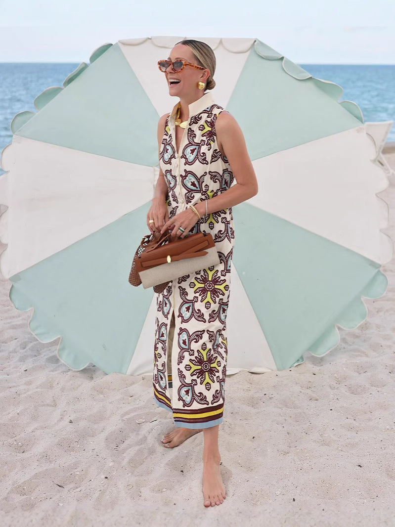 New Creative Casual Fashion Sleeveless Elegant Dress