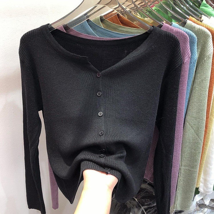 Women's Outer Wear Spring Long Sleeve Inner Women's Sweater