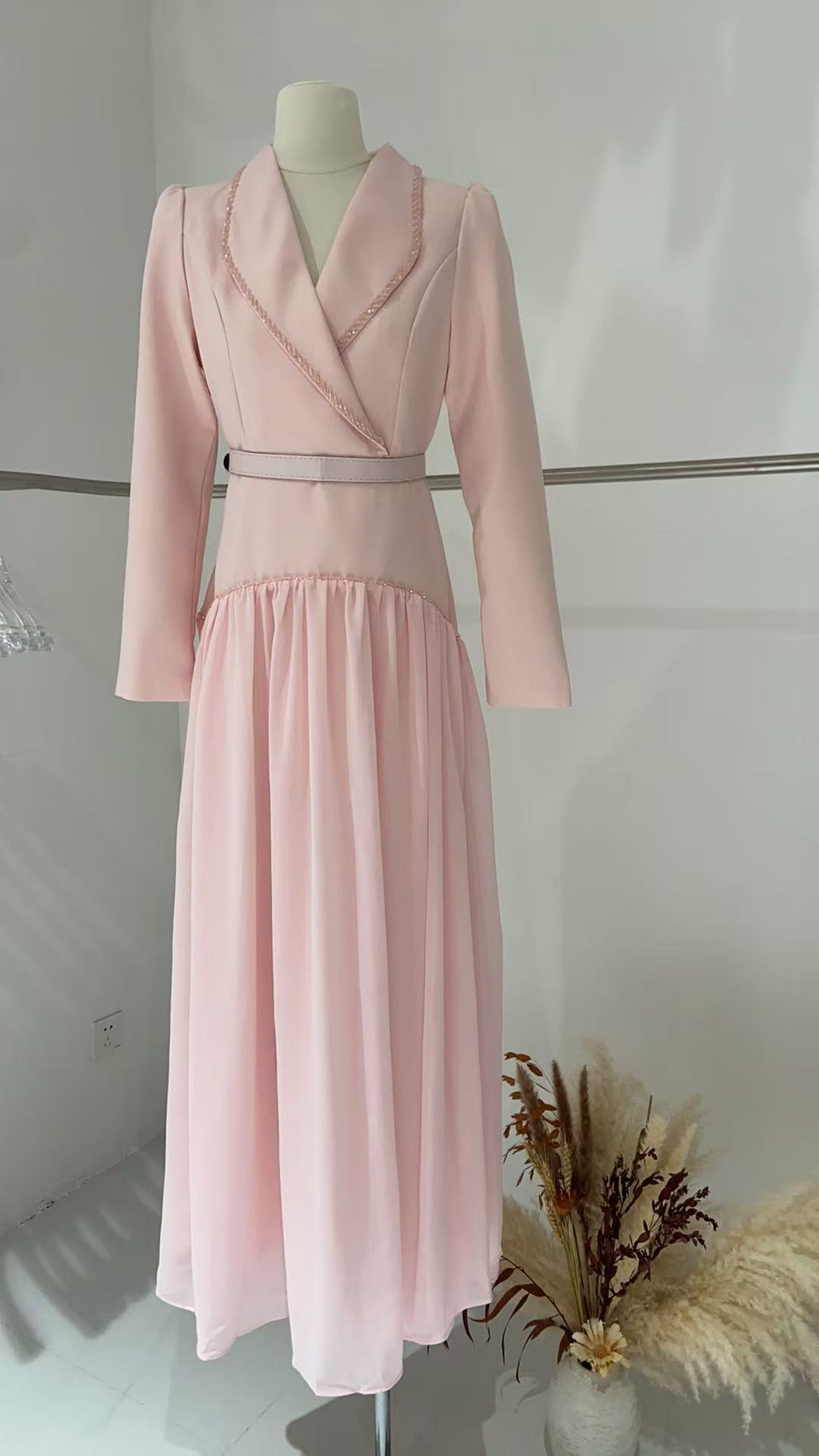 Casual New Autumn Design Stitching Tassel Dress