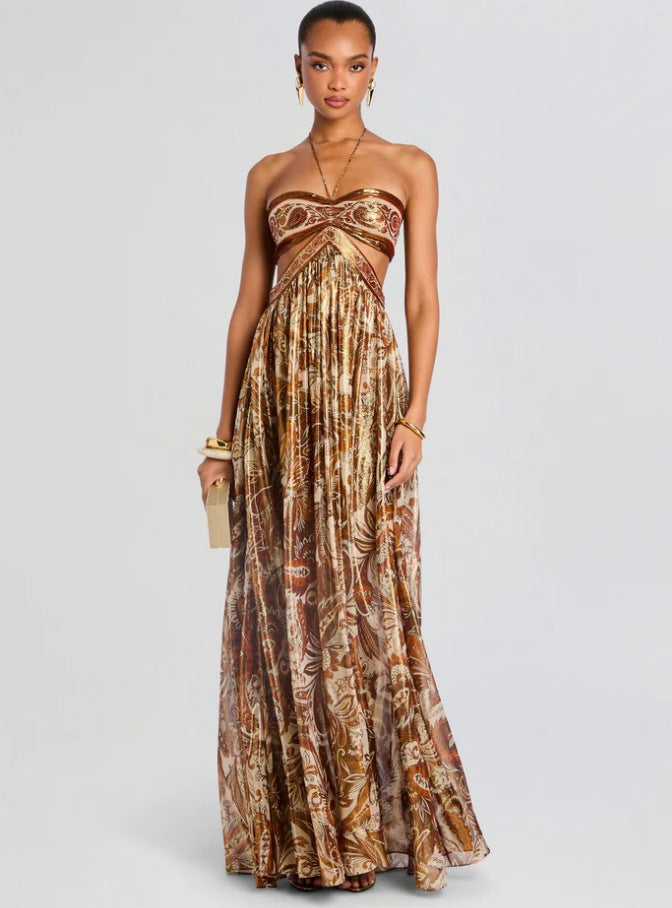 Summer Formal Strap Backless Sexy Party Dress