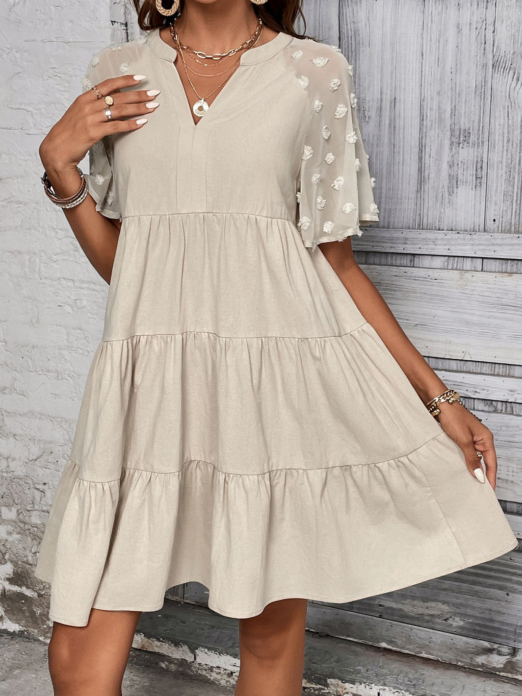 Women's Solid Color Elegant Swing Loose Casual Dress