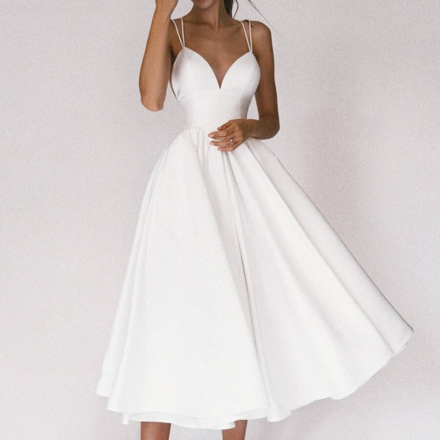 Women's Sling Fashion Sexy Large Swing Dress