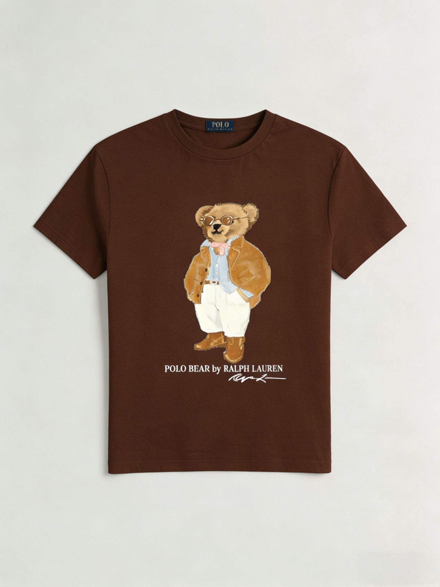 Women's Casual Bear Printed Summer Round Neck Women's T-shirt