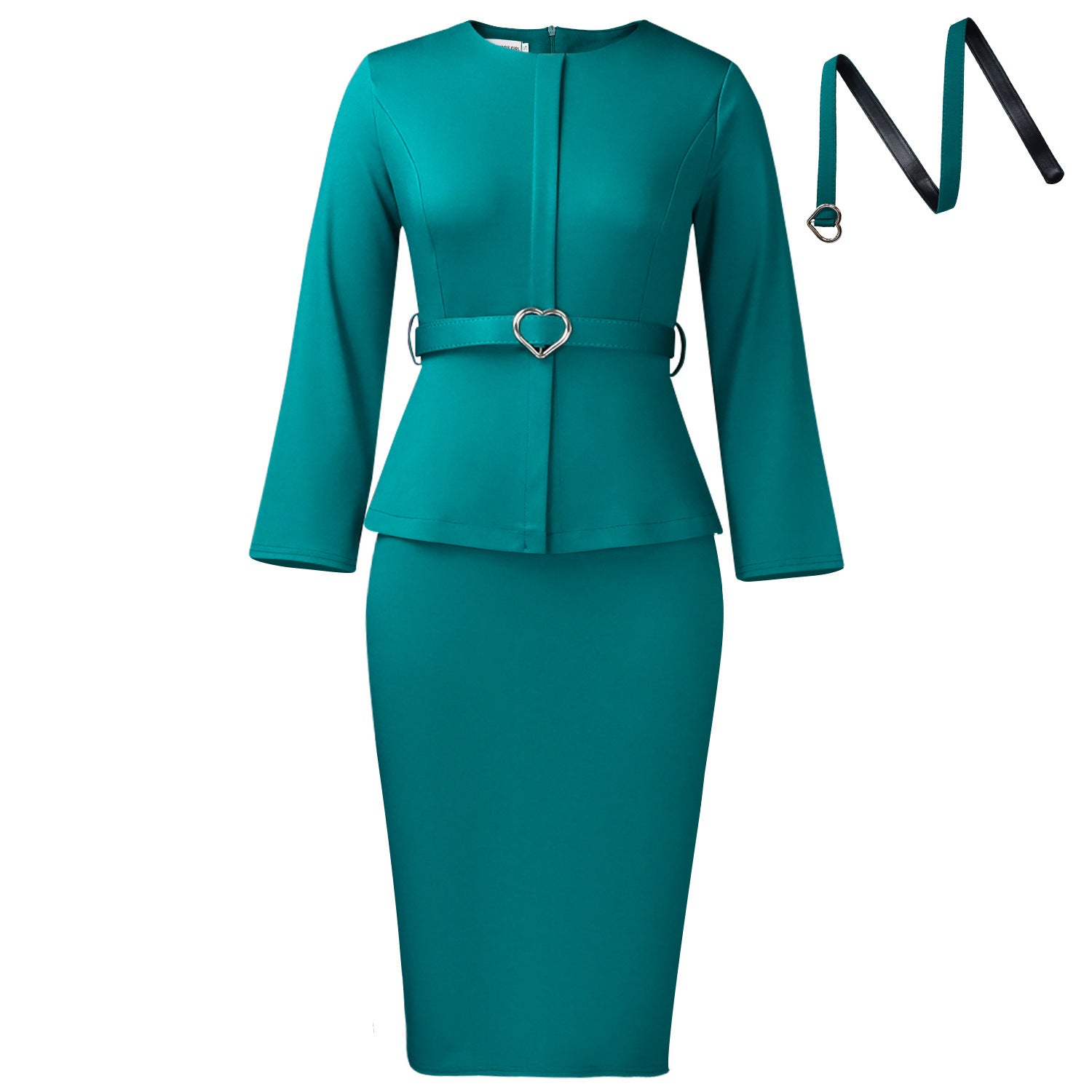 Women's Fashion Round Neck Temperament Ol Pencil Dress