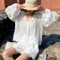 Women's Spring South Oil French Long-sleeved Shirt Niche Blouse
