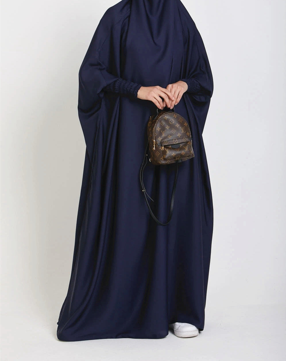 Women's Robe Solid Color Loose Malay Dress