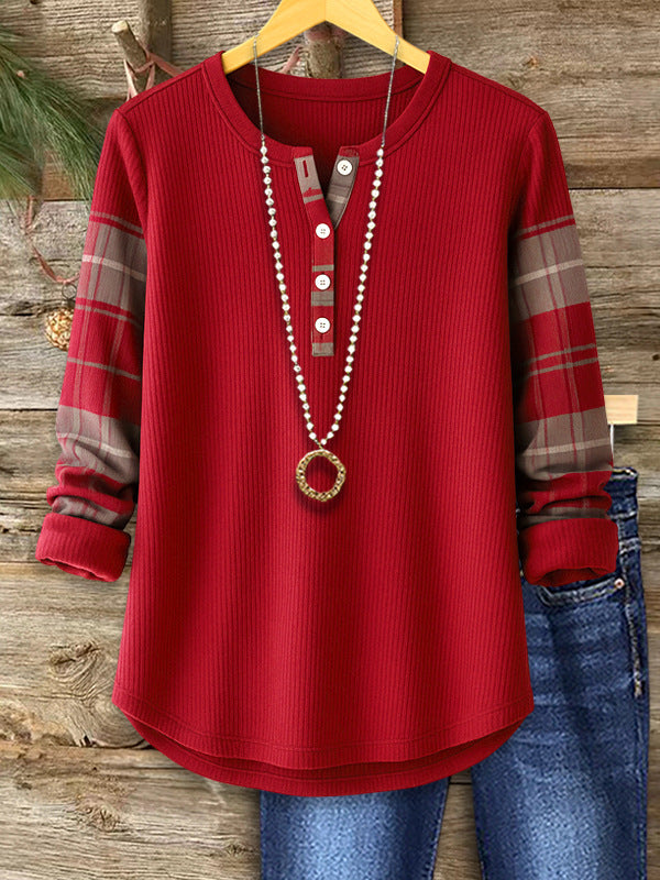 Women's Casual Fashion Comfortable Slim Looking Large Women's T-shirt
